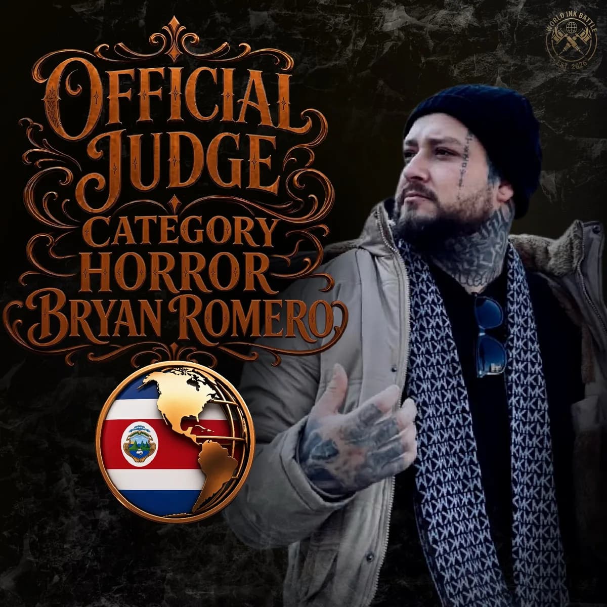 Official Horror judge announcement featuring Bryan Romero.