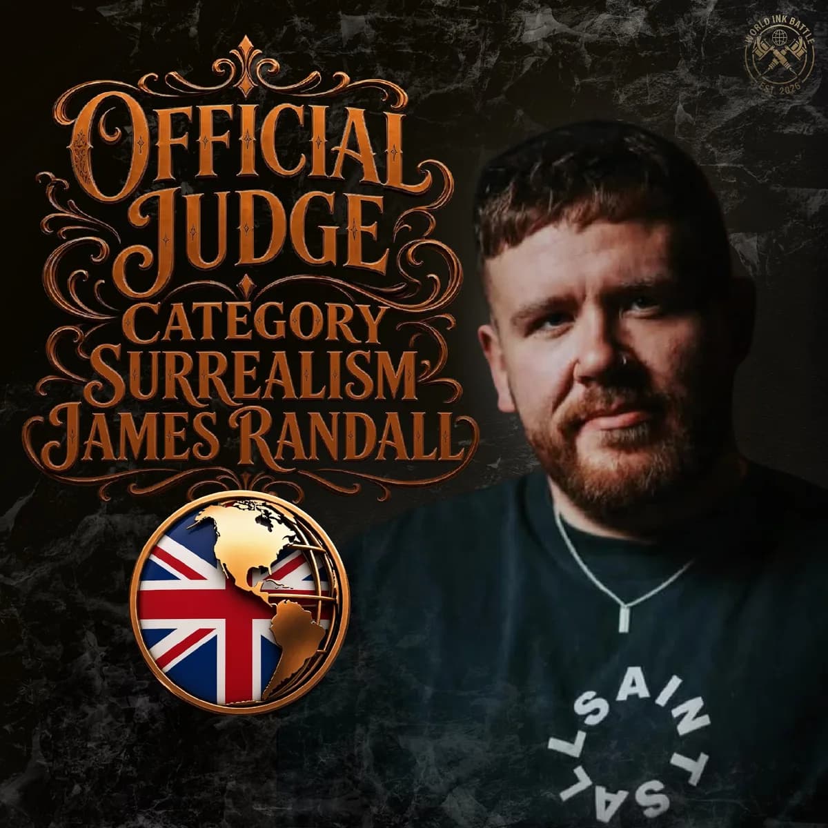Official Surrealism judge announcement featuring James Randall.