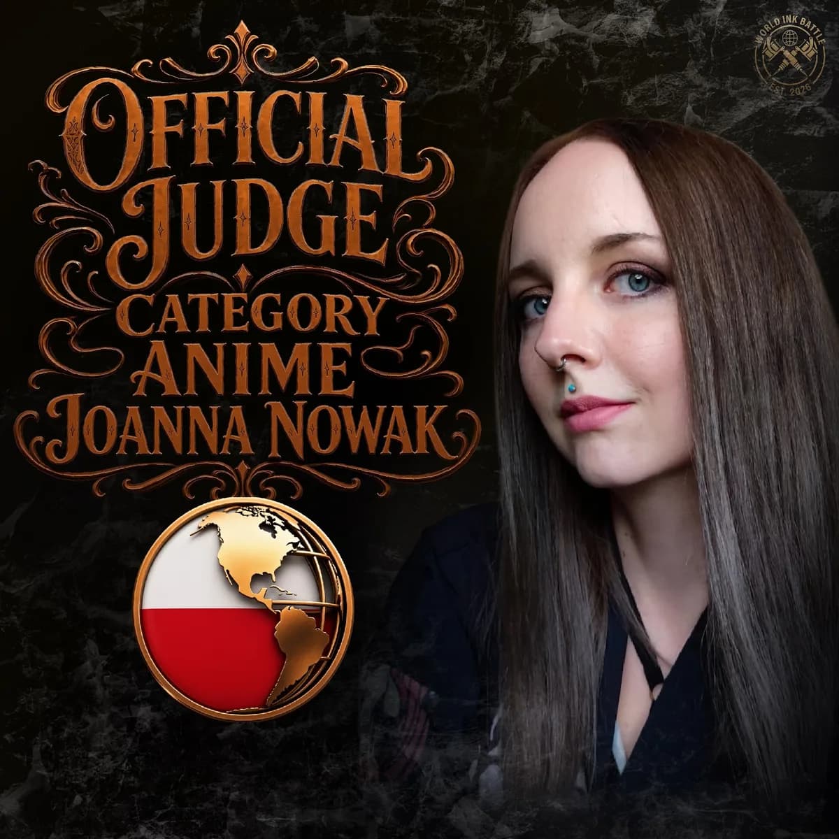Official Anime judge announcement featuring Joanna Nowak “Ebi”.